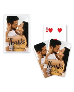 Custom Photo Printed Playing Card Favour