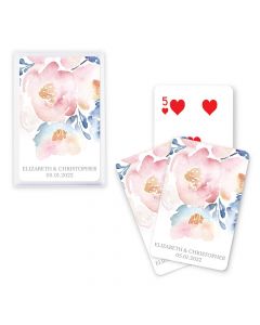 Unique Custom Playing Card Favor - Floral Garden Party