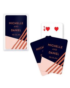 Unique Custom Playing Card Favors Retro Luxe