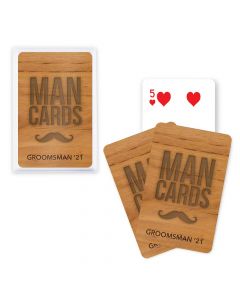Unique Custom Playing Card Favors - Man Cards