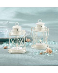 By the Sea Lighthouse Tealight Holder Lantern (Set of 4)