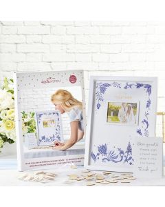 Wedding Guest Book Alternative - Blue Willow