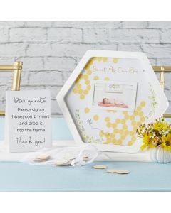 Baby Shower Guest Book Alternative - Sweet as Can Bee