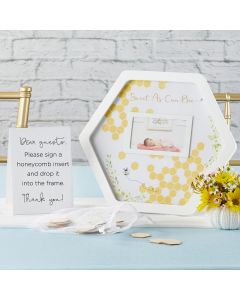 Baby Shower Guest Book Alternative - Sweet as Can Bee