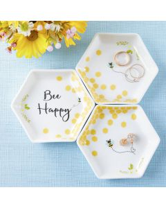 Bee Happy Trinket Dish (Set of 3)