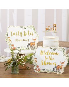 Woodland Baby Decor Sign Kit (Set of 8)