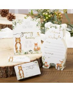 Woodland Baby Shower Advice Card & Game (Set of 50)