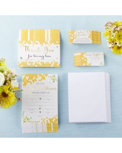 Sweet as Can Bee Invitation & Thank You Card Bundle (Set of 25)