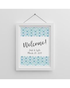 Personalized Welcome Poster (18x24) - Seaside Escape 