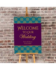Personalized Poster (18x24) - Indian Jewel Wedding