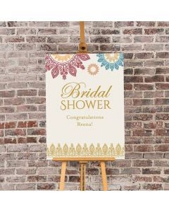 Personalized Poster (18x24) - Indian Jewel Bridal Shower