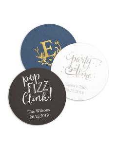 Personalized Paper Coasters - Round (100)