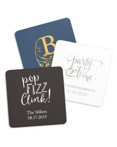 Personalized Paper Coasters - Square (100)
