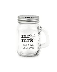 Personalized 4 oz. Mini Mason Mug Shot Glass