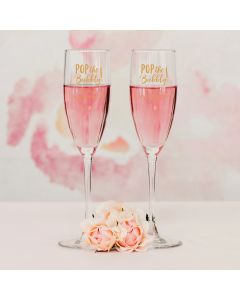 Personalized 5.75 Oz. Champagne Flute Wedding Favor