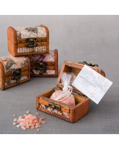 Mini Wooden Treasure Chest Favor (6)