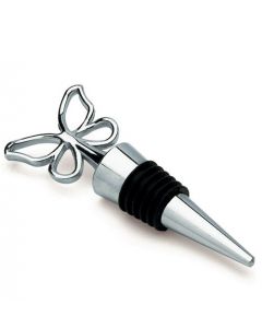 Silver Butterfly Wine Bottle Stopper Gift Boxed