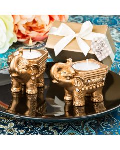 Good Luck Elephant Candle Holders