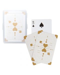 Metallic Gold Playing Cards With Case