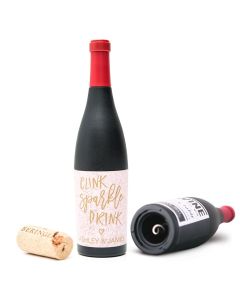 Wine Bottle Shaped Corkscrew In Gift Box