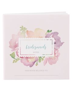 Notepad Favor With Personalized Garden Party Cover - Bridal Party Assortment