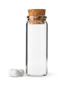 Small Glass Bottle With Cork Stopper Wedding Favor (6)