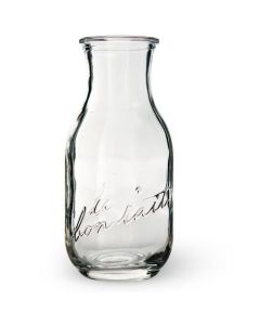Glass Milk Bottle (set of 4)