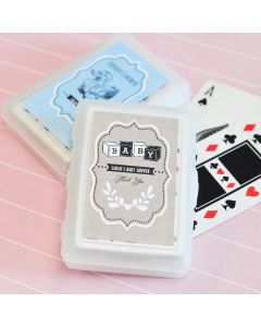 Vintage Baby Personalized Playing Cards