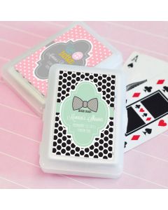 Personalized Baby Shower Playing Cards