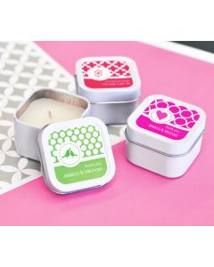 MOD Pattern Theme Square Candle Tins