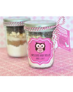 Personalized Baby Shower Mini Mason Jars