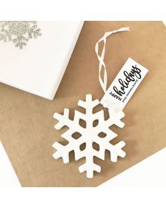 Porcelain Snowflake Ornaments