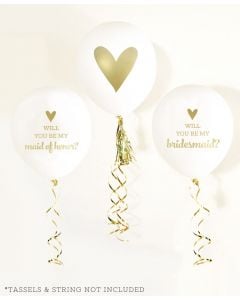 Bridesmaid & Maid of Honor Balloon Card Kit (set of 4)