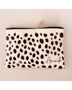 Cheetah Print Cosmetic Bag