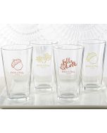 Personalized 16 ounce Pint Glass - Fall