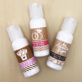 Personalized Hand Lotion Favors