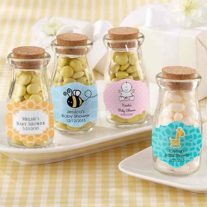mason jar baby bottle favors