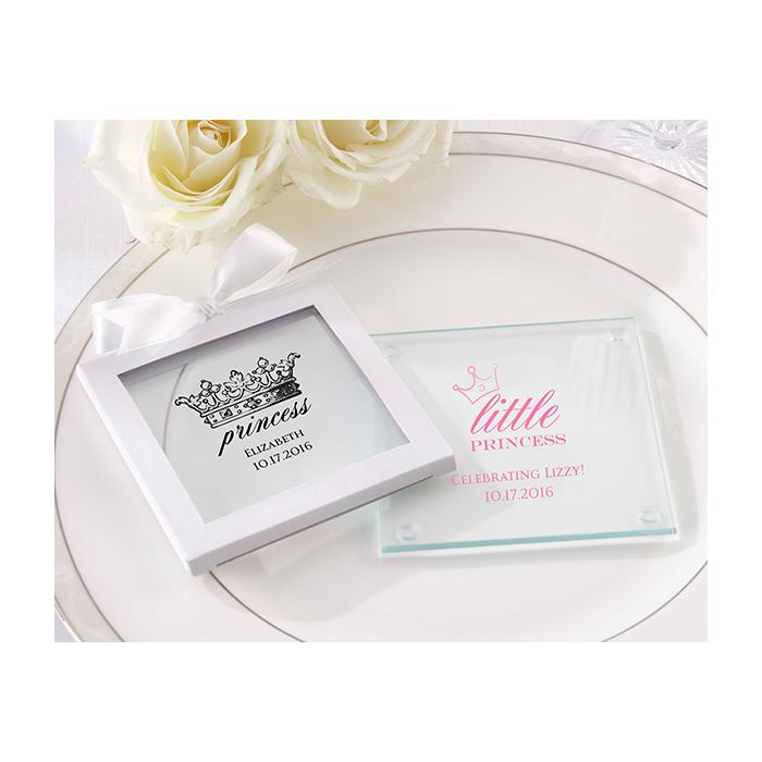 Personalised Square Coaster Little Princess 