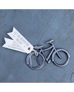 "Let's Go On an Adventure" Bicycle Bottle Opener