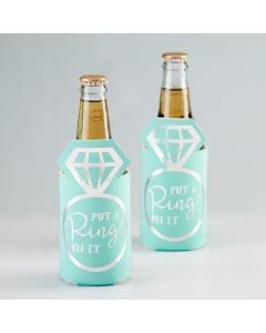 Diamond Ring Shaped Insulated Drink Sleeve (Set of 4)