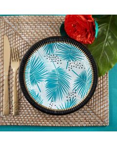 Tropical Chic Paper Plates (Set of 8)
