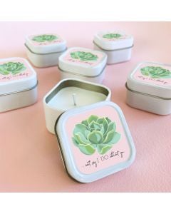 Can't Say I DO Succulent Candles (set of 12)