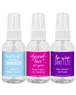Hand Sanitizers with Catchy Sayings - 2oz Spray