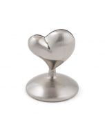 Swish Heart Silver Place Card Holders (8)